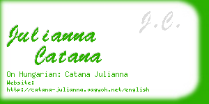 julianna catana business card